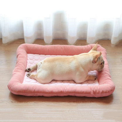 FurChill Frenchie Atmungsaktives Hundebett – Kühlmatte mit rutschfester Unterlage für heiße Tage | Brehn
