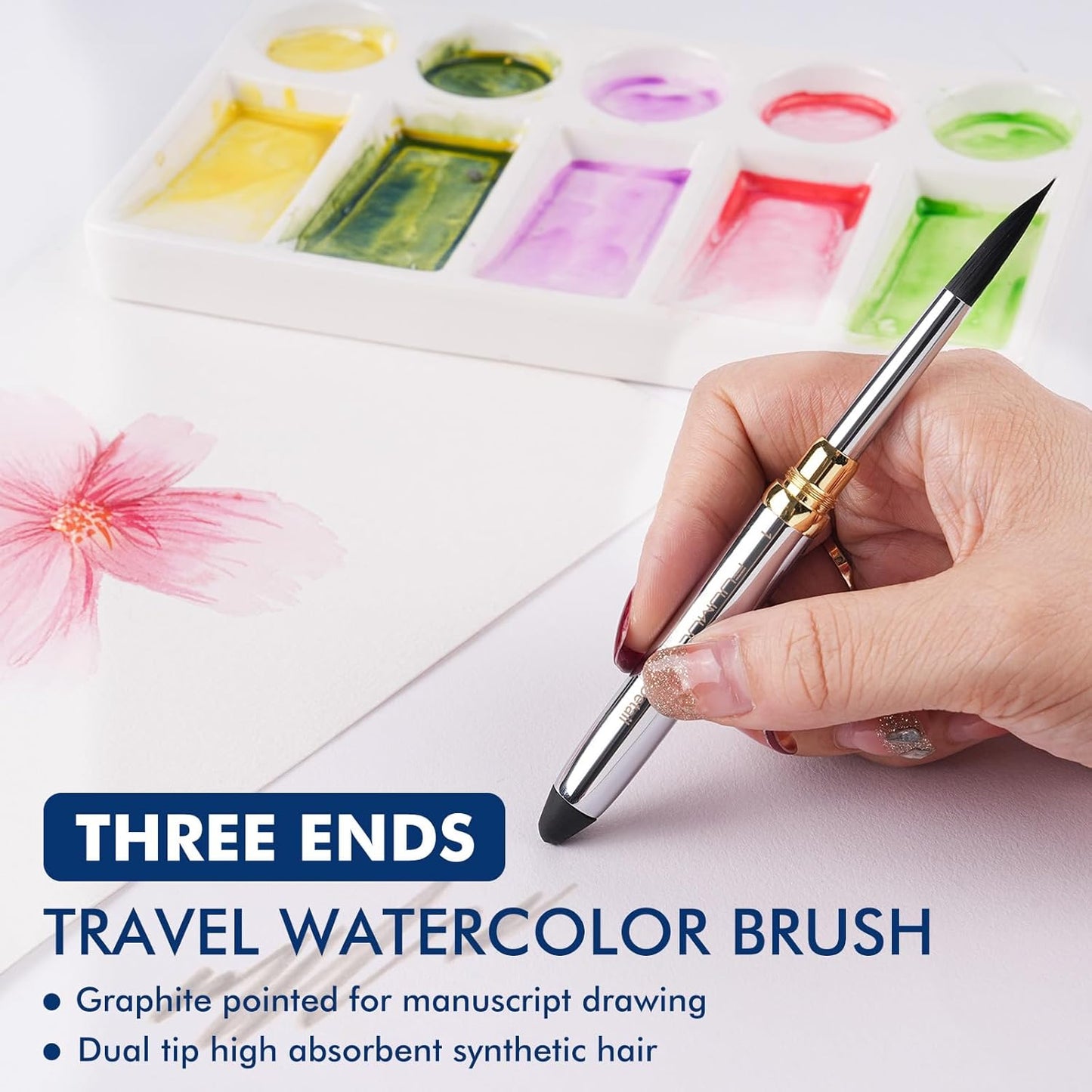 Fuumuui Aquarell-Reiseskizzenbuch-Set groß | Brehn