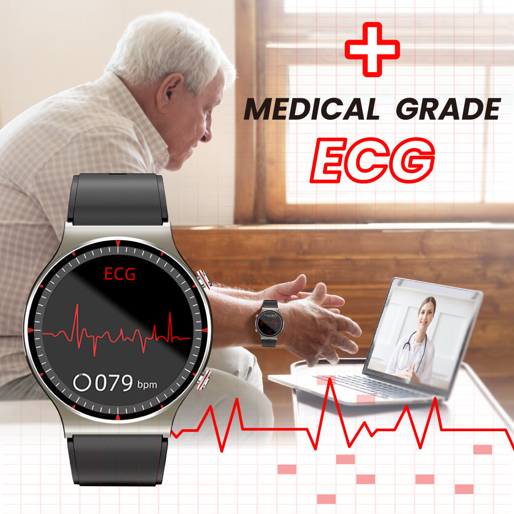 CFDA EKG Blut Sauerstoff Herzfrequenz Gesundheitsüberwachung Smart Watch