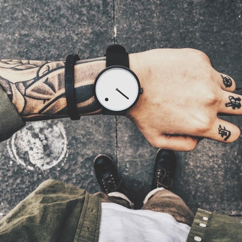 Brehn | IcoolGadgets Quarz Uhr Herren Luxus Freizeit Schwarz Japan Quarz Uhr Einfache Designer Mode Uhr männlich