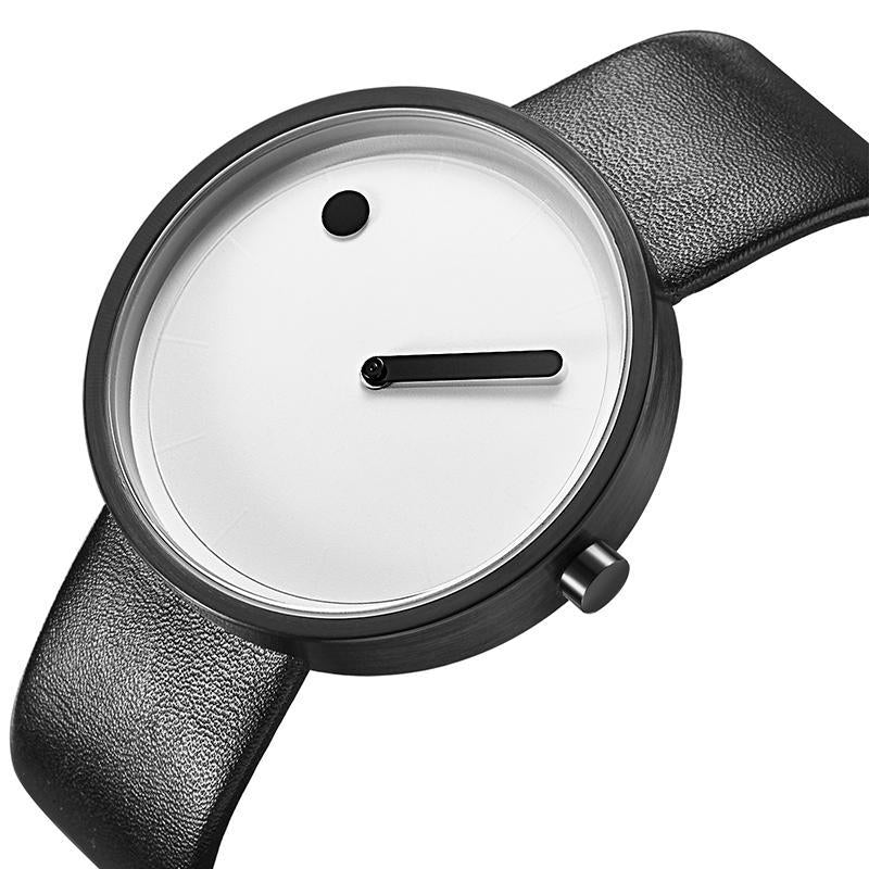 Brehn | IcoolGadgets Quarz Uhr Herren Luxus Freizeit Schwarz Japan Quarz Uhr Einfache Designer Mode Uhr männlich