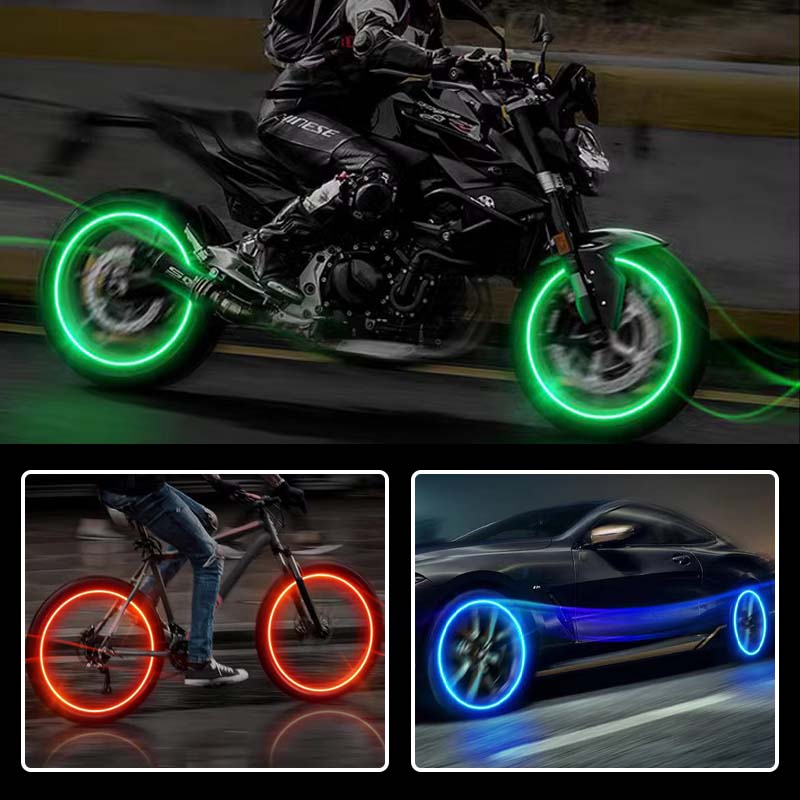 LED-Ventilkappen für Autos, Fahrräder und Roller