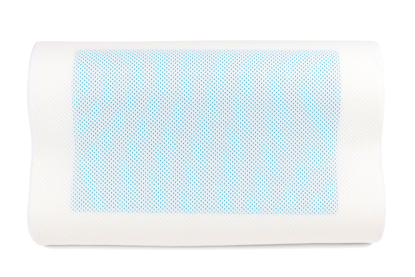 SNAPNAP Gel-Schaum-Kissen mit Kopfmulde + Kühlgel-Pads, 50 x 30 cm, Höhe 10 cm, ergonomisch und hypoallergen | Brehn