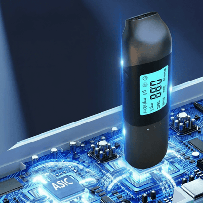 Sofort-Alkoholtester mit USB-Ladefunktion und 3-Sekunden-Ergebnissen