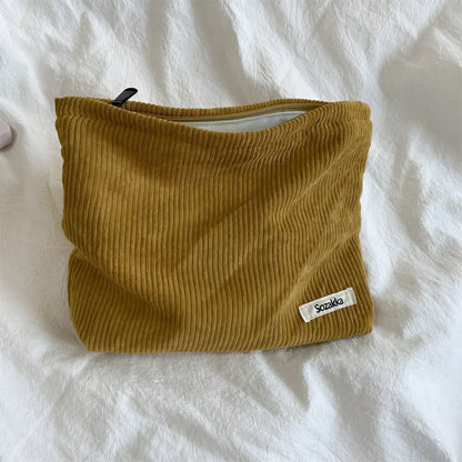 CorduroyGlam Tasche – Geräumige Kosmetiktasche aus Cord