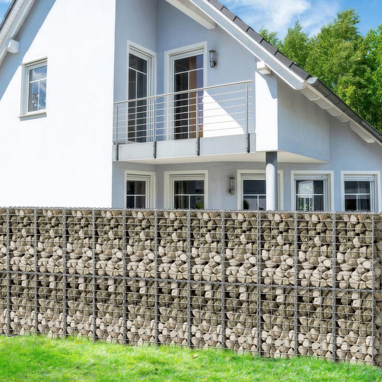 Gabionen Gabionenkörbe Metall Verzinkt Gabionenzaun | Brehn