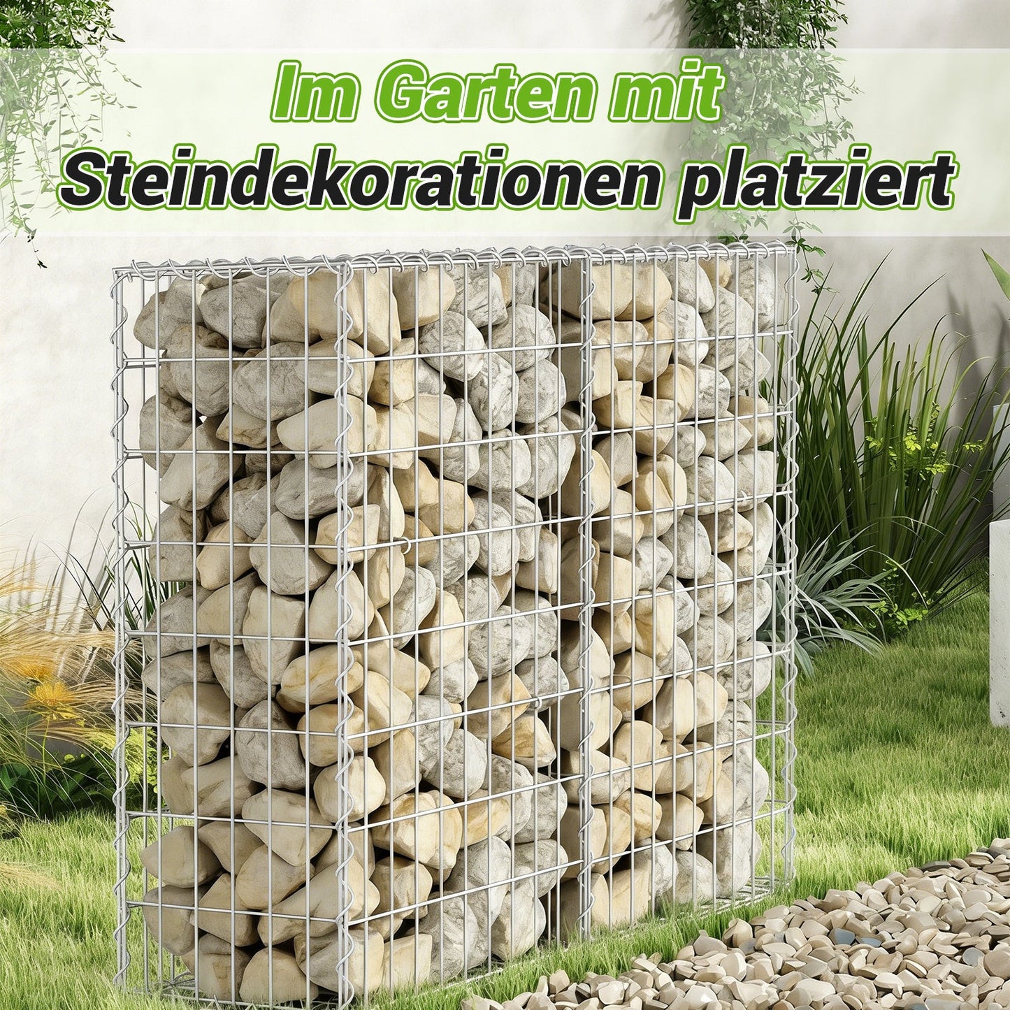 Gabionen Gabionenkörbe Metall Verzinkt Gabionenzaun | Brehn