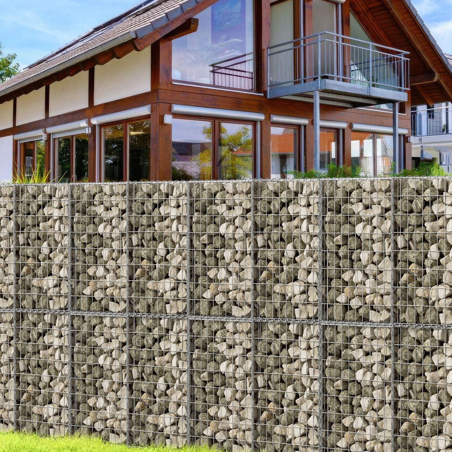 Gabionen Gabionenkörbe Metall Verzinkt Gabionenzaun | Brehn