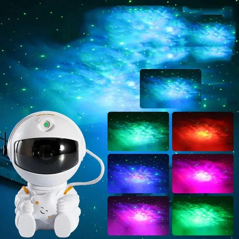 Galaxy Starry Sky Projektorlampe - Astronaut LED-Projektionsnachtlicht für das Schlafzimmer | Brehn