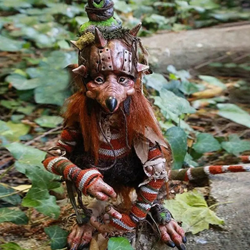 Charmante Gartenstatue aus Harz für eine einladende Atmosphäre
