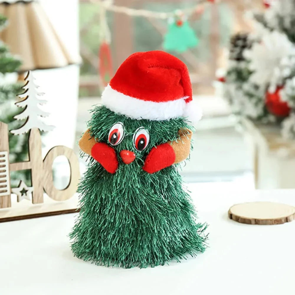 Brehn | Animierter Musikalischer Plush Weihnachtsbaum – Tanzende Dekoration für Feiertage