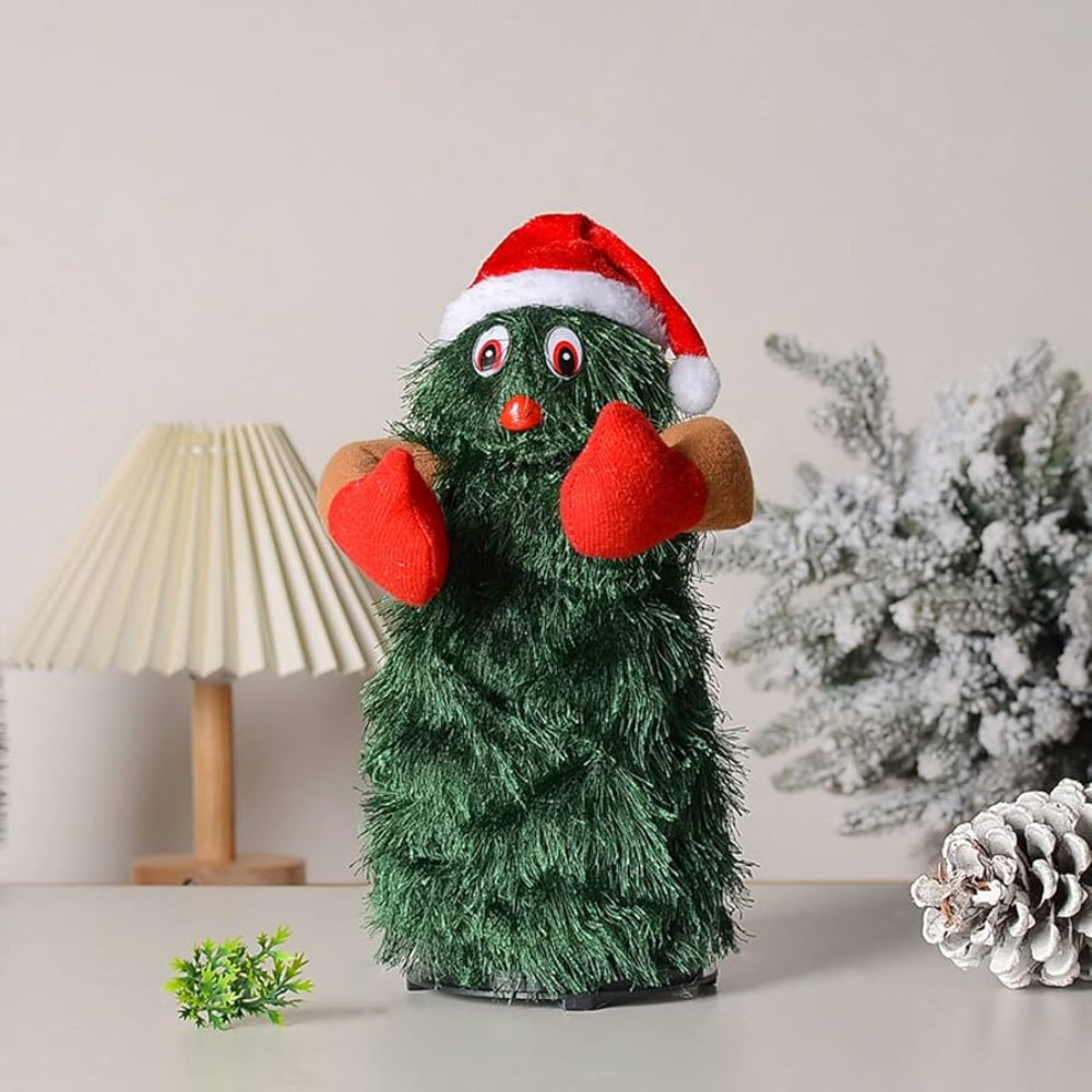 Brehn | Animierter Musikalischer Plush Weihnachtsbaum – Tanzende Dekoration für Feiertage