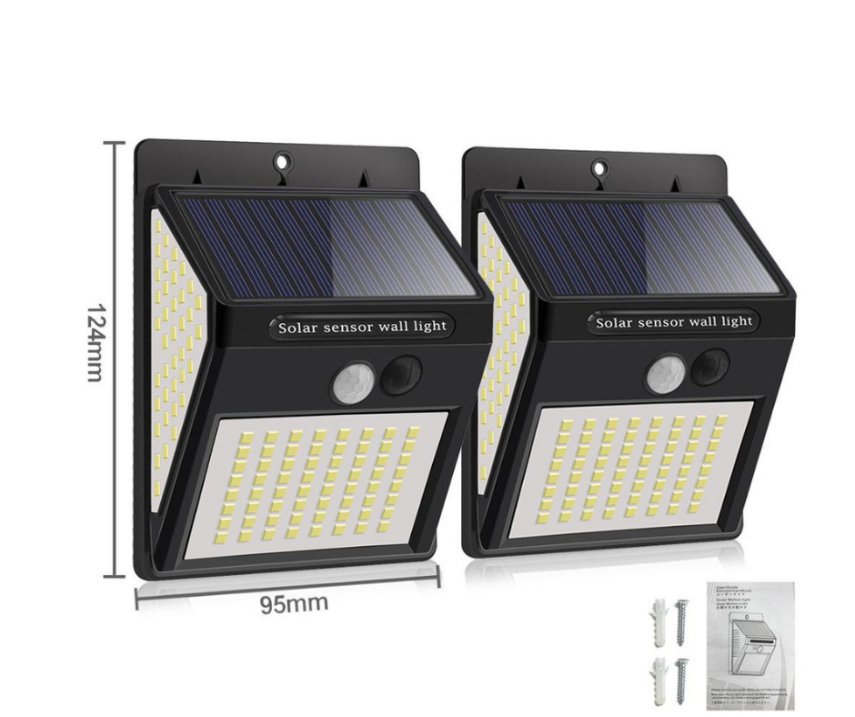 Starke Solar-LED-Bewegungsmelderlampe - Helles Licht ohne Kabel | Brehn