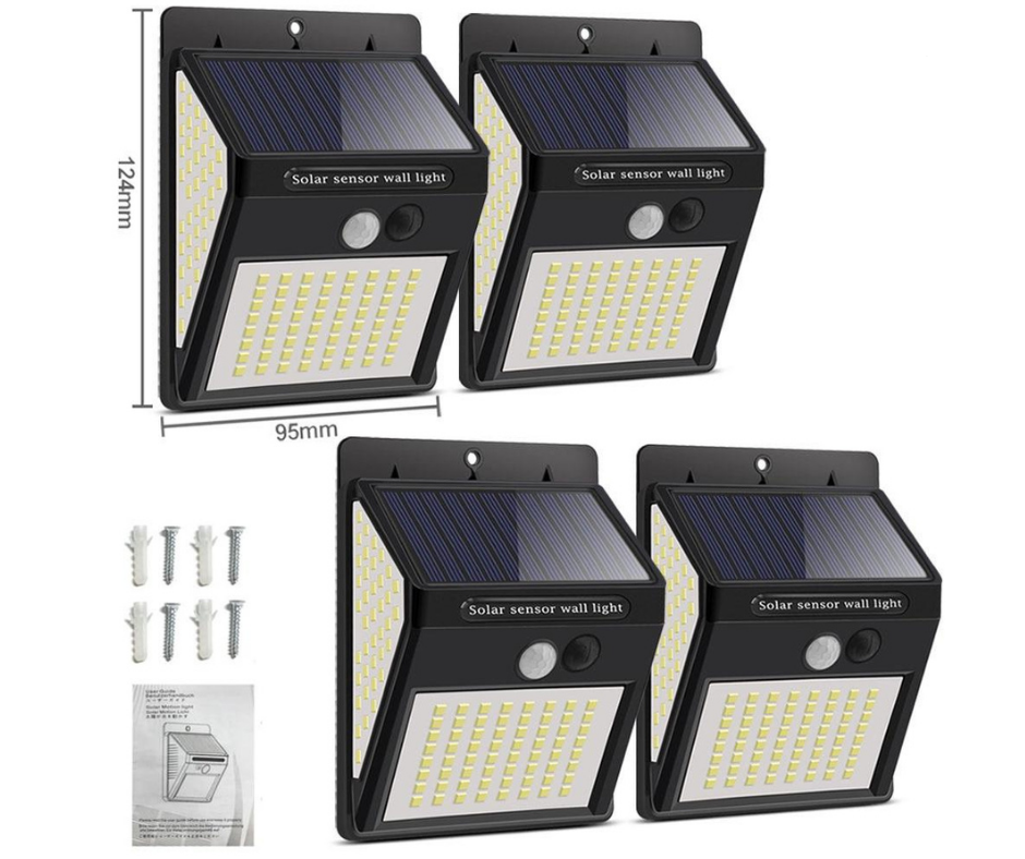 Starke Solar-LED-Bewegungsmelderlampe - Helles Licht ohne Kabel | Brehn