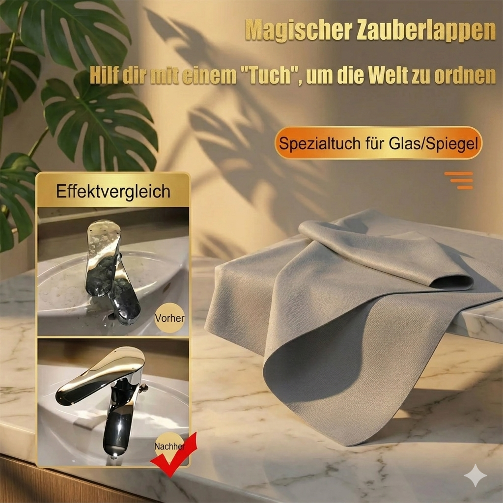 Mikrofaser Glasreinigungstücher 10er-Set | Brehn