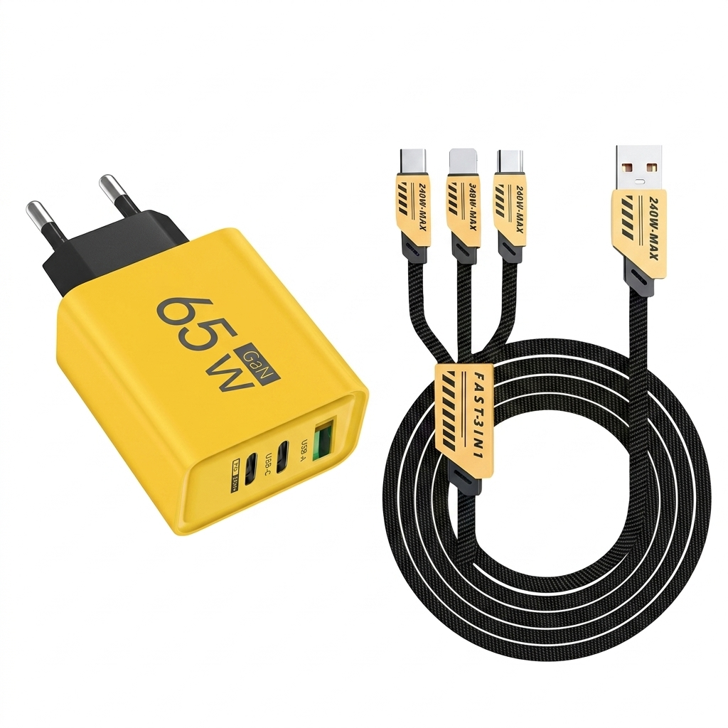 120W USB-Schnellladegerät mit 4 Ports | Brehn