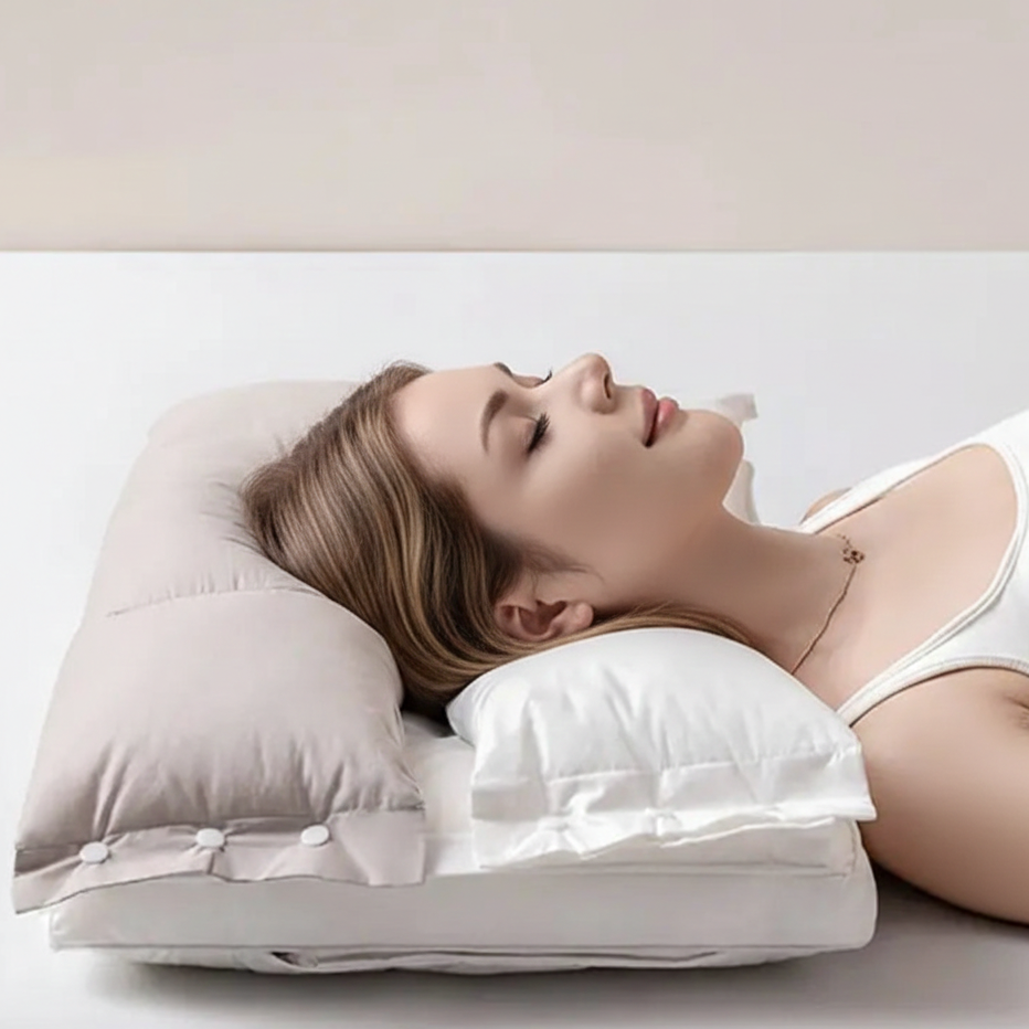 Ergonomisches Doppelschicht-Nackenpolster