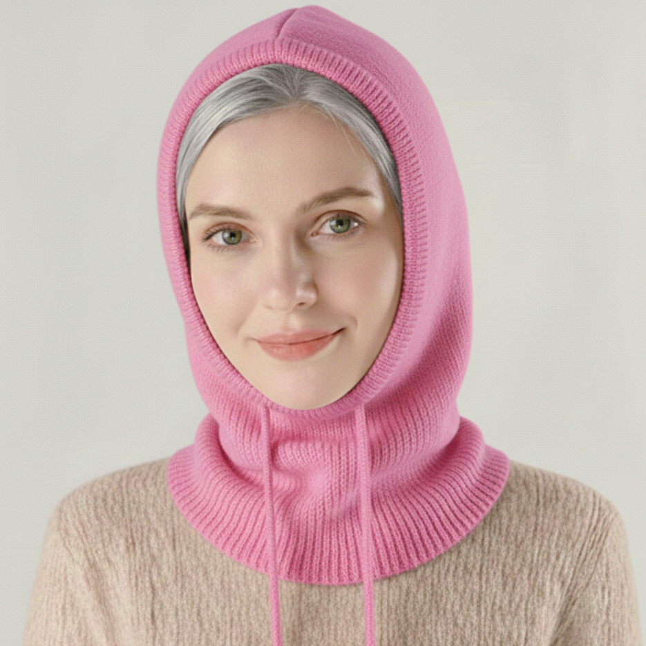 Weiche Kaschmir-Strickmütze für Winter und kaltes Wetter