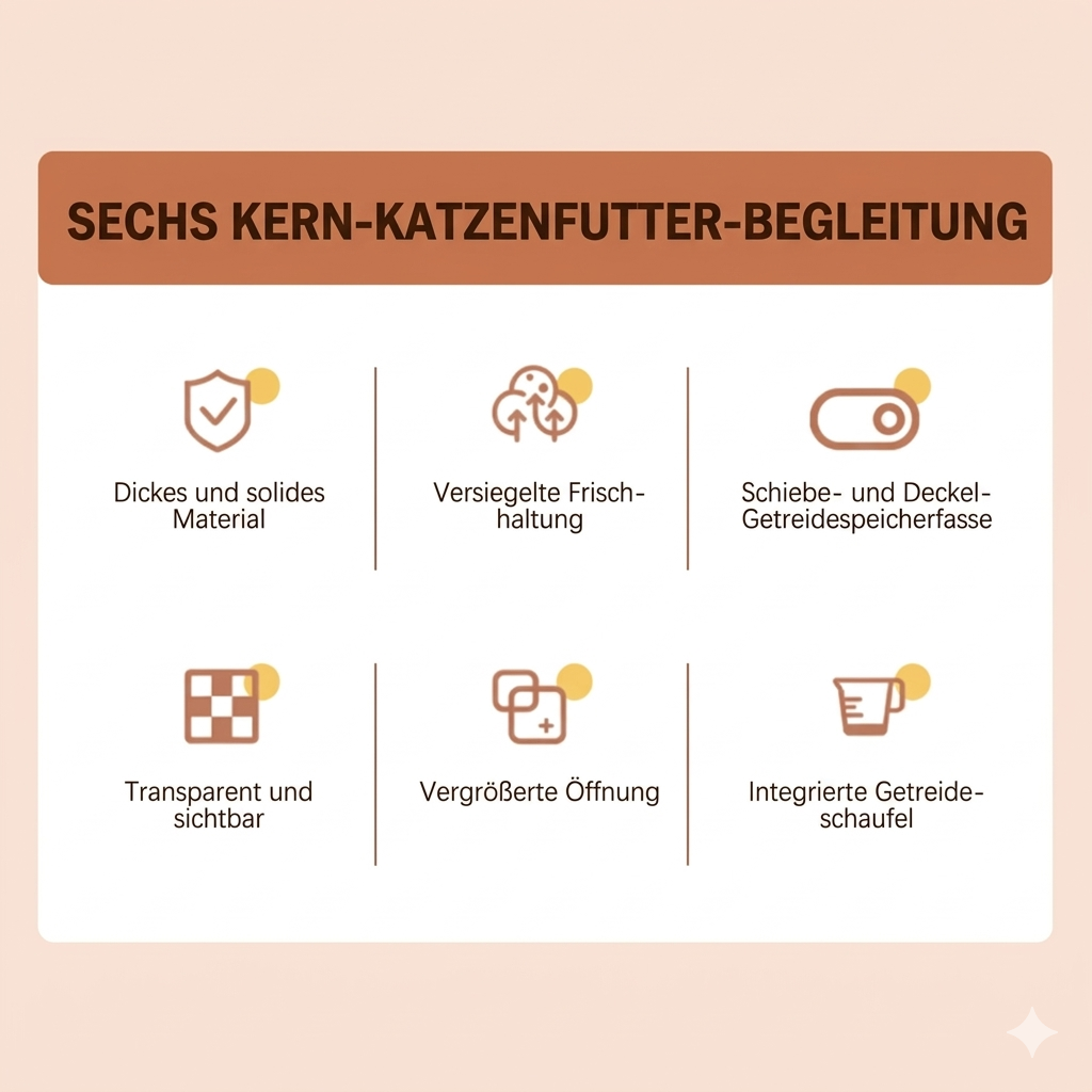 PureGuard Futterbehälter — Frisches, knackiges Futter für glückliche, gesunde Haustiere jeden Tag | Brehn
