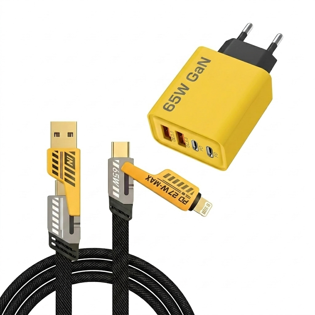 120W USB-Schnellladegerät mit 4 Ports | Brehn