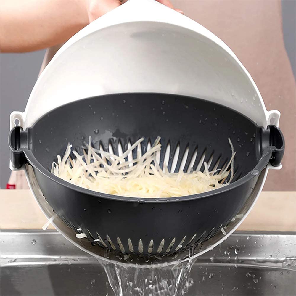 SlicePro Multifunktionaler Gemüsehobel mit austauschbaren Klingen | Brehn