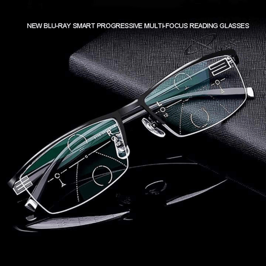 Brehn | Optivista Multifokalbrille mit automatischer Sichtanpassung und Blaulichtfilter