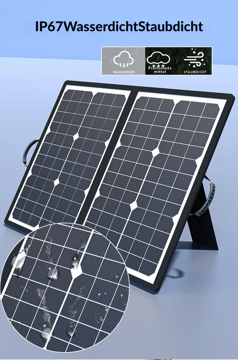 PowerFlex 1000W Faltbares Solarpanel – Tragbare Solarenergie für Camping und Outdoor | Brehn