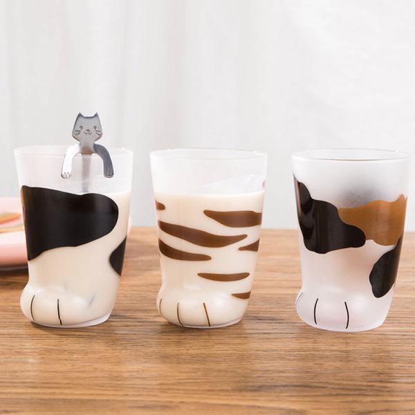 Glas Katzenpfoten Tasse | Brehn