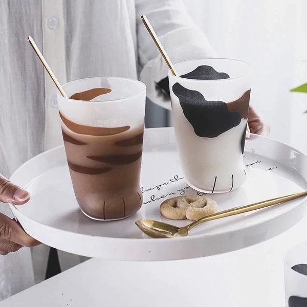 Glas Katzenpfoten Tasse | Brehn