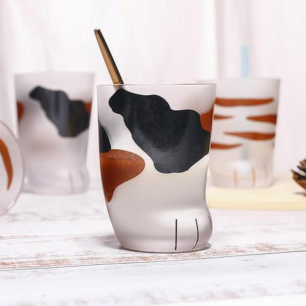 Glas Katzenpfoten Tasse | Brehn