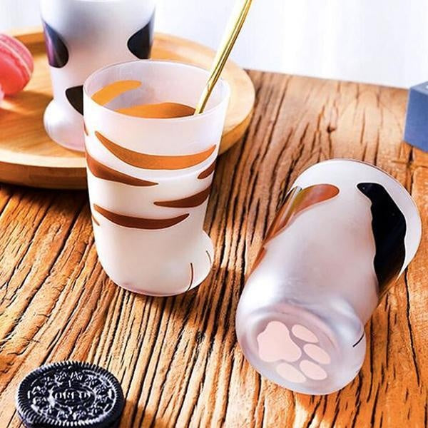 Glas Katzenpfoten Tasse | Brehn
