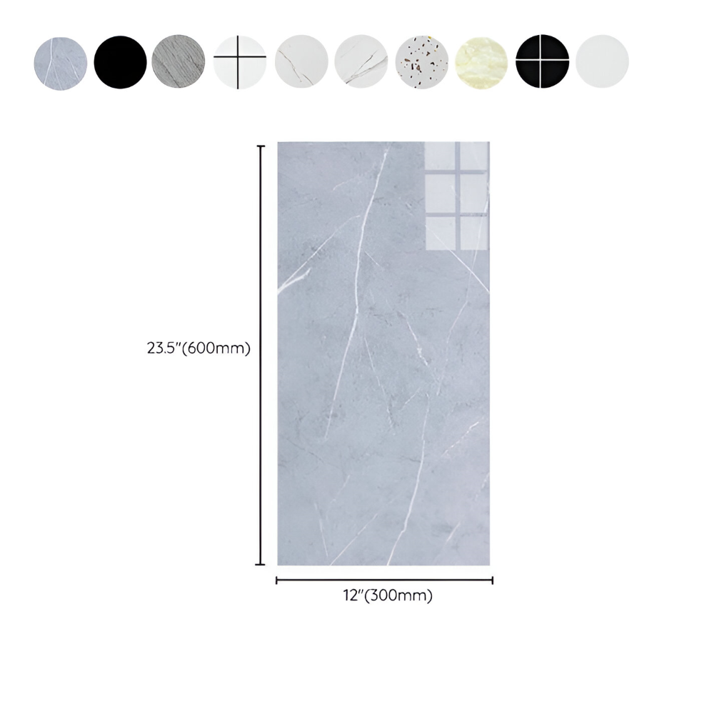 BowLift | GlossyLux PVC Wall Panels – Waterproof & Self-Adhesive for Bathroom & Kitchen (30×60 cm)
