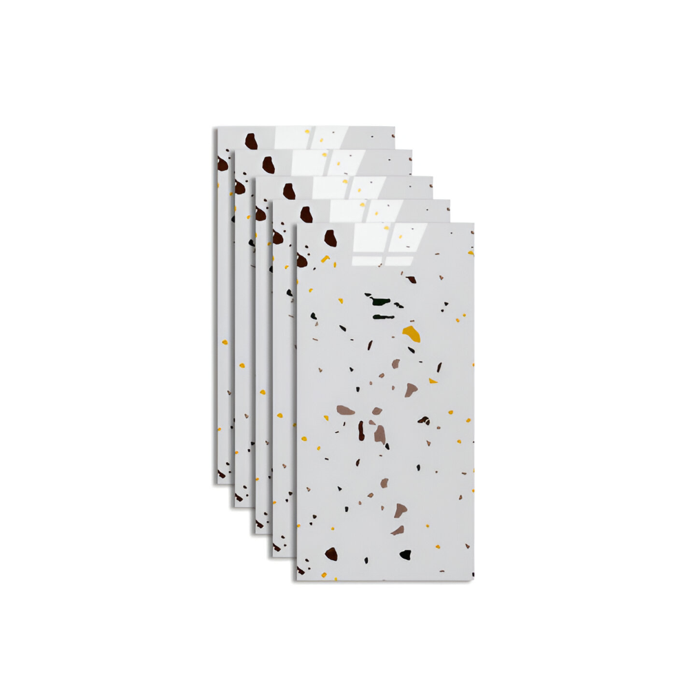 BowLift | GlossyLux PVC Wall Panels – Waterproof & Self-Adhesive for Bathroom & Kitchen (30×60 cm)