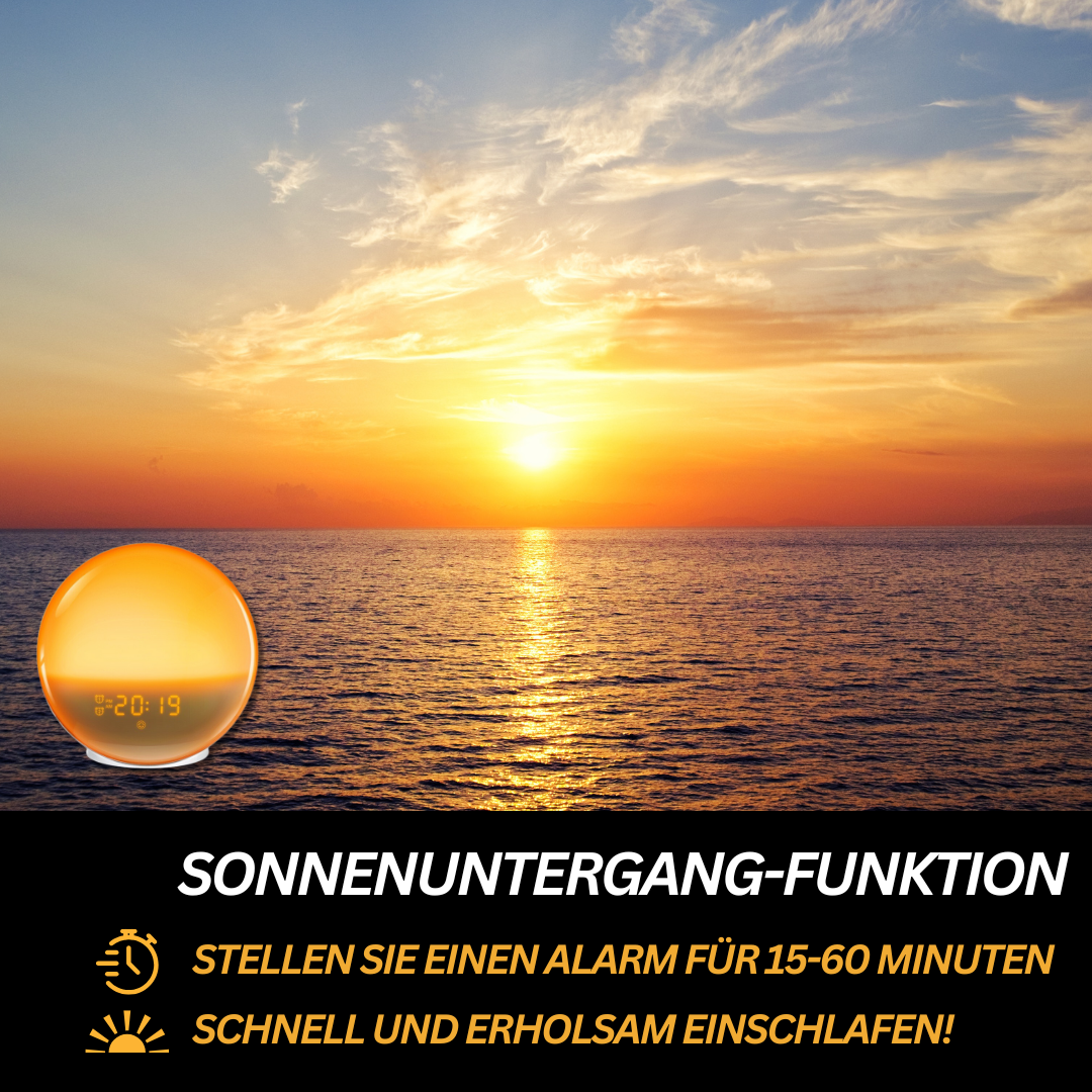 Brehn | Natürliche Radio-Wecker mit Lichtwecker - GlowRise