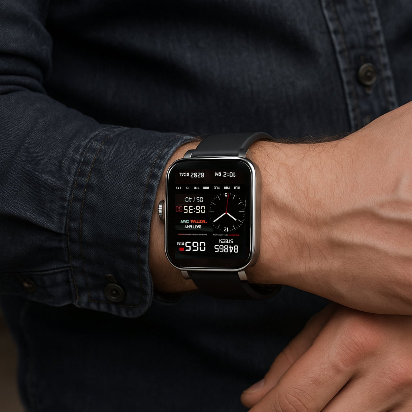 Glucowatch | Nicht-invasive Blutzucker-Smartwatch – Echtzeitüberwachung, Trendverfolgung & personalisierte Benachrichtigungen Brehn