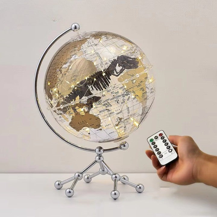 Golden Sail Weltkarte Dekor LED Licht | Brehn
