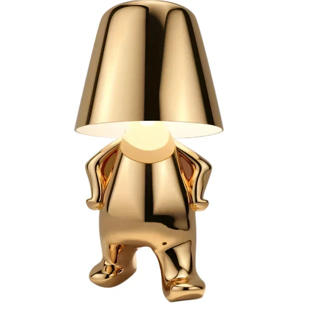 Moderne LED Tischlampe im Skulptur-Design – Dekorative Statue Lampe für Wohnzimmer | Brehn
