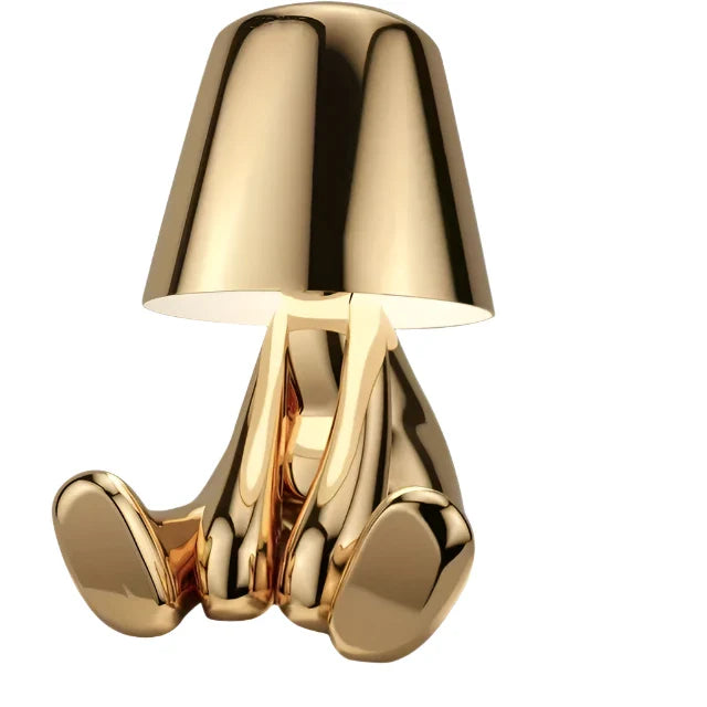 Moderne LED Tischlampe im Skulptur-Design – Dekorative Statue Lampe für Wohnzimmer | Brehn