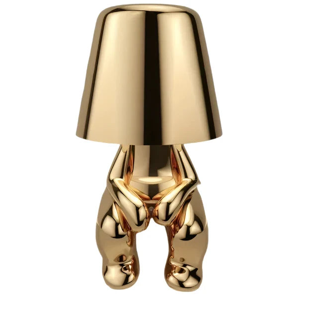Moderne LED Tischlampe im Skulptur-Design – Dekorative Statue Lampe für Wohnzimmer | Brehn