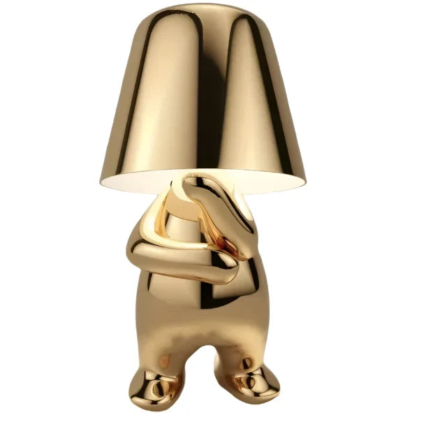 Moderne LED Tischlampe im Skulptur-Design – Dekorative Statue Lampe für Wohnzimmer | Brehn
