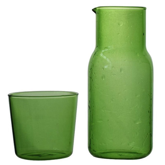 Glas Karaffe & Becher Set – 500ml Borosilikat Wasser Set | Brehn