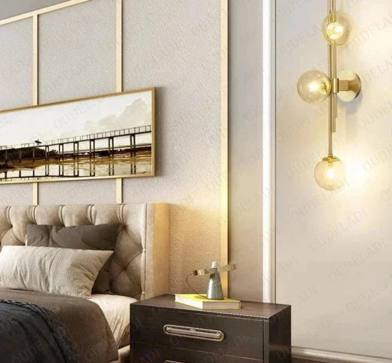 Moderne Glasball-Wandleuchten – Elegante LED-Wandleuchten für Schlafzimmer und Wohnzimmer | Brehn