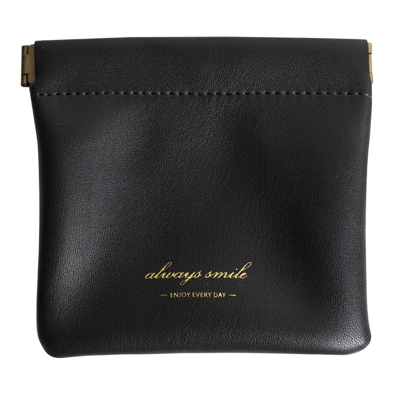 Brehn | Wasserdichte Mini-Leder-Make-up-Tasche