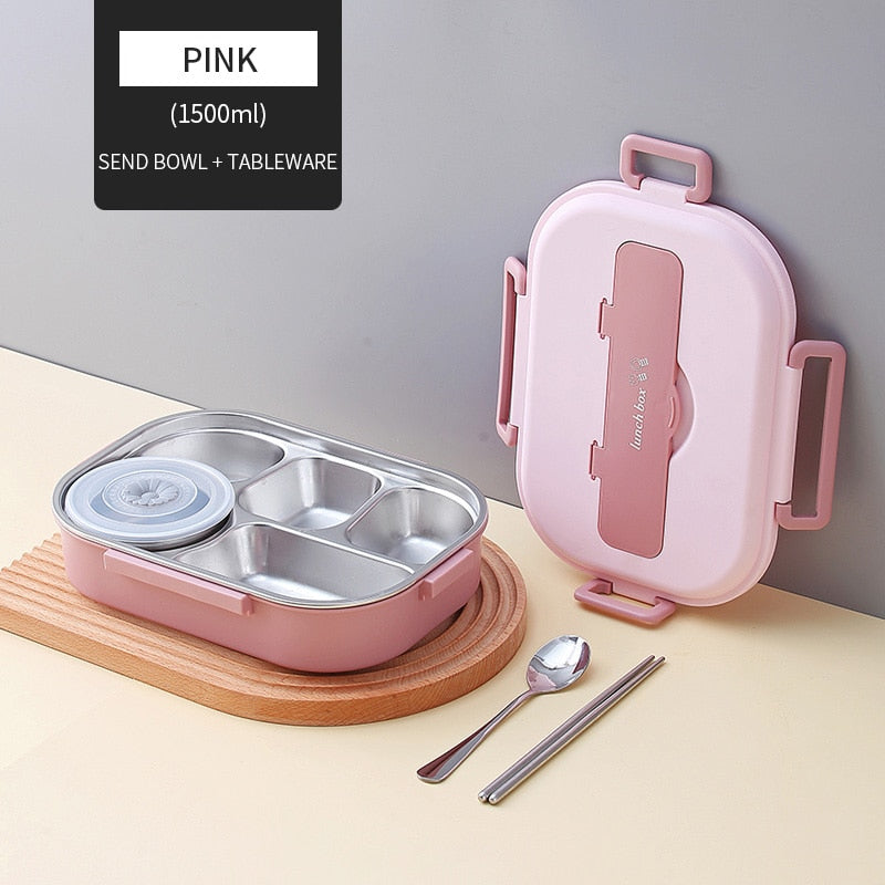 Edelstahl Mehrfach-Compartments Kinder Lunchbox | Brehn