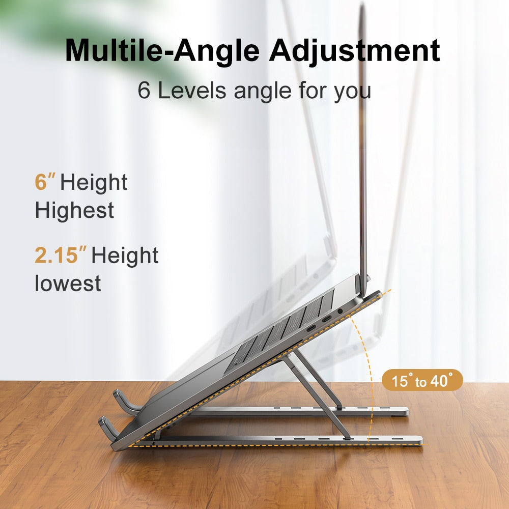 Brehn | Arbeitsstation Aluminium Notebook Halter Stand