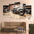 5-teilige abstrakte Vintage Garage - Leinwand Wandkunst Malerei