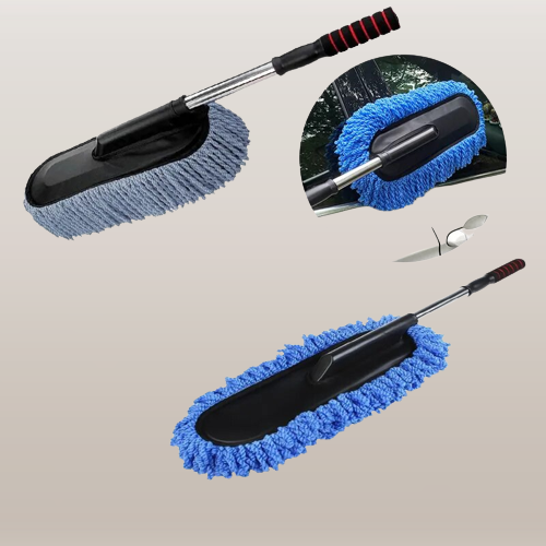 VIvolux | Pro Clean Universal Ausziehbares Auto-Wachs-Bürsten-Set