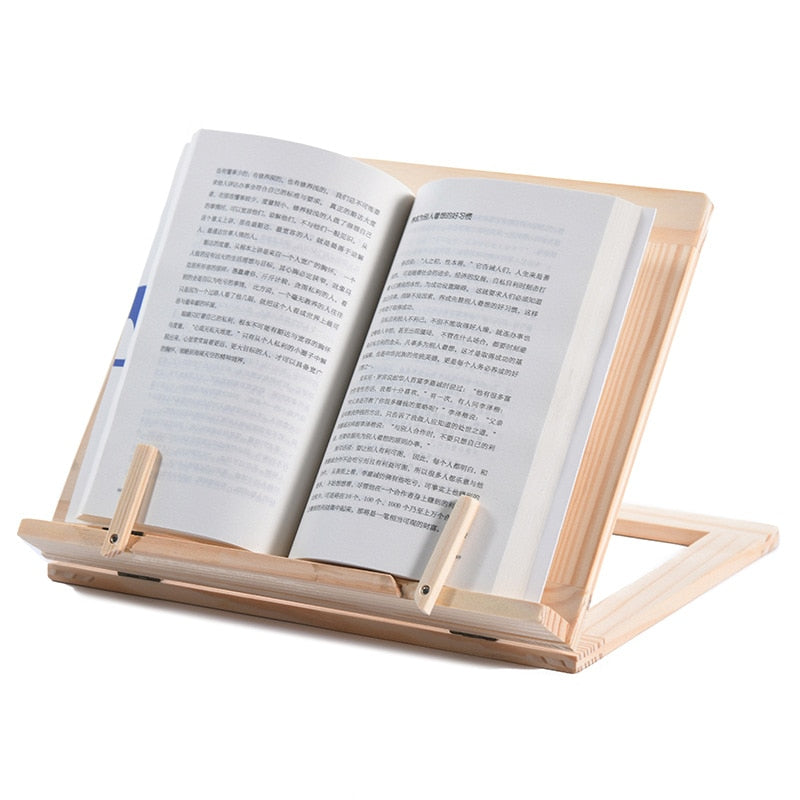 VIvolux | Kreativer Bücherwurm Holz Tablet-Ständer