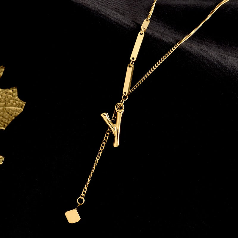 Brehn | Charmante Initialen Buchstaben Halskette