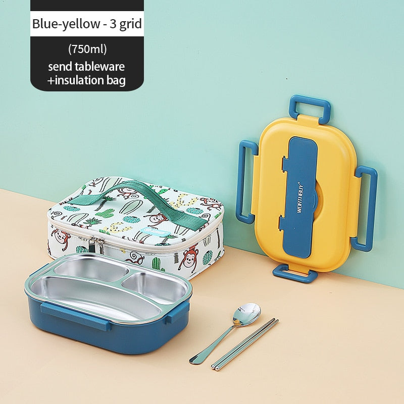 Edelstahl Mehrfach-Compartments Kinder Lunchbox | Brehn